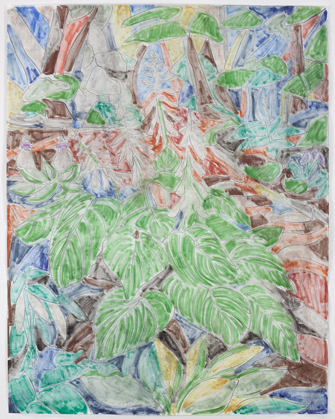 Garden Drawing by Lukas Geronimas Giniotis